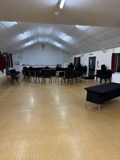 Meeting Set up in the Hall